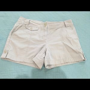 LOFT khaki shorts size 14
